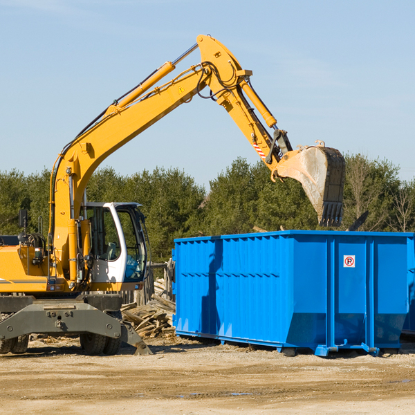 can i choose the location where the residential dumpster will be placed in Central IL